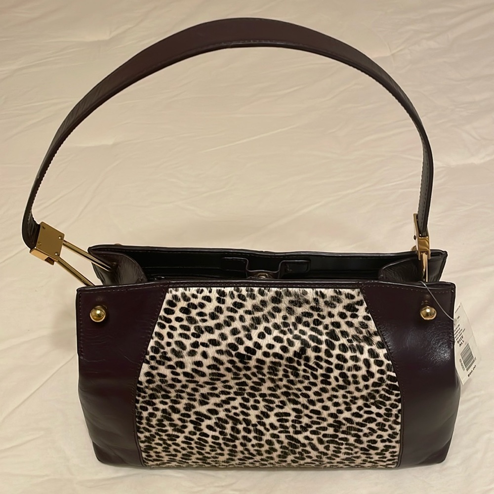 Kate Landry Eggplant Purple Handbag - Size 13”x 7”